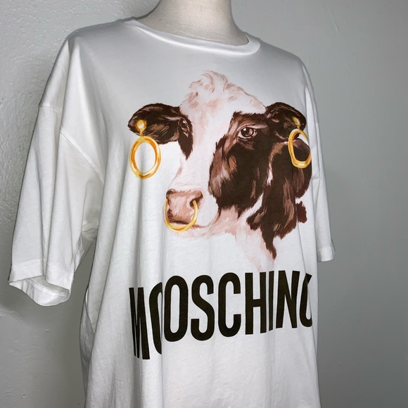 Moschino Cow Tee SS22 - Picture 2 of 8